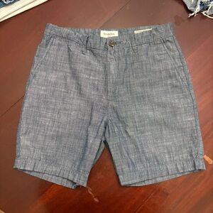 Goodfellow & Co Chambray Blue Men's Flat Front Shorts